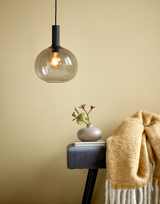 Alton 25 Pendelleuchte E27, rauchfarben